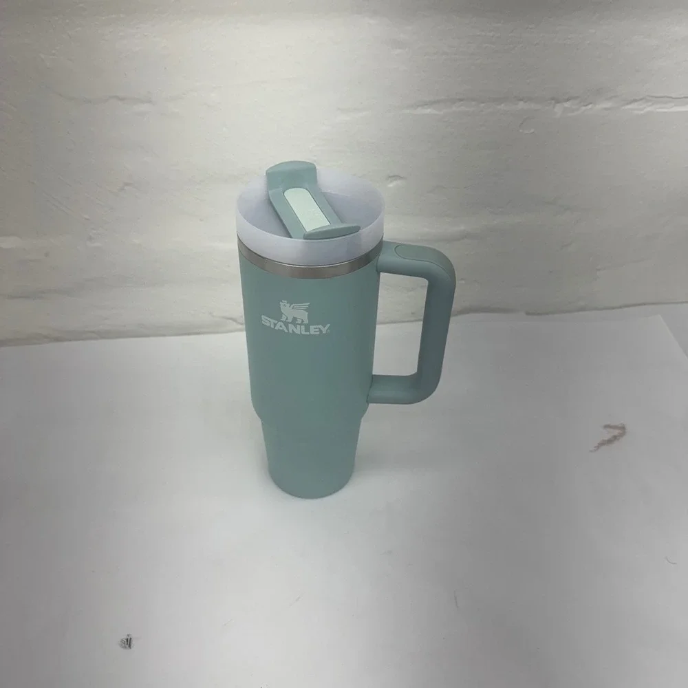 Stanley Tumbler 30oz Seafoam Green Travel Mug With Lid no straw - Picture 1 of 6
